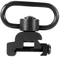 Aim Sports MT030 Sling Rail Mount 1.41" Quick Detach Push Button Black Anodized Aluminum Picatinny/Weaver - Short