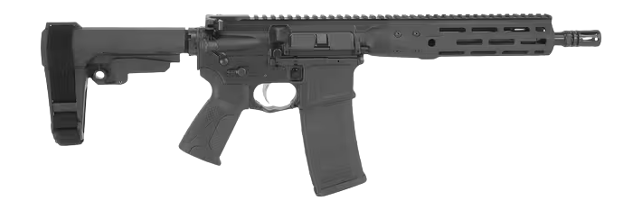LWRC IC-DI .223 Rem/5.56 NATO 10.5" 30+1 Semi-Auto Pistol - SBA3 Brace, Black
