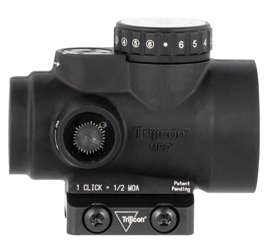 Trijicon MRO HD 1x25mm 2 MOA Red Dot/68 MOA Circle Multi Reticle Reflex Sight - Low Mount - Matte Black