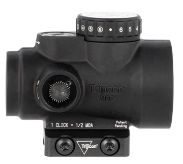Trijicon MRO HD 1x25mm 2 MOA Red Dot/68 MOA Circle Multi Reticle Reflex Sight - Low Mount - Matte Black