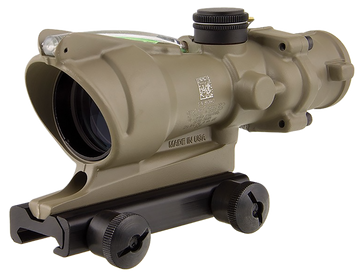 Trijicon ACOG 4x32mm Illuminated Green Chevron .223/5.56 BDC Riflescope - FDE