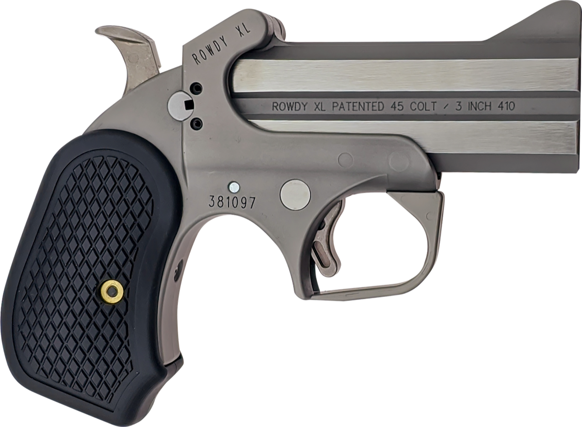 Bond Arms Rowdy XL Rough Series 45 Colt / 410 Bore 3.5" 2-Rd Derringer - Matte Stainless