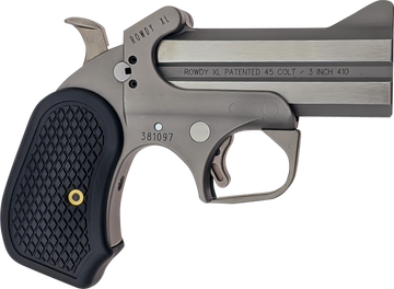 Bond Arms Rowdy XL Rough Series 45 Colt / 410 Bore 3.5" 2-Rd Derringer - Matte Stainless