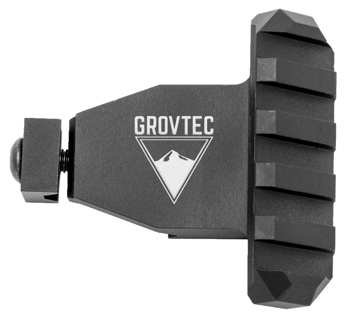 GrovTec PAR 45 Picatinny Angled Rail 45-Degree Offset Aluminum Black Anodized