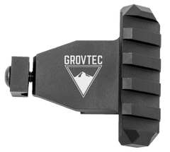 GrovTec PAR 45 Picatinny Angled Rail 45-Degree Offset Aluminum Black Anodized