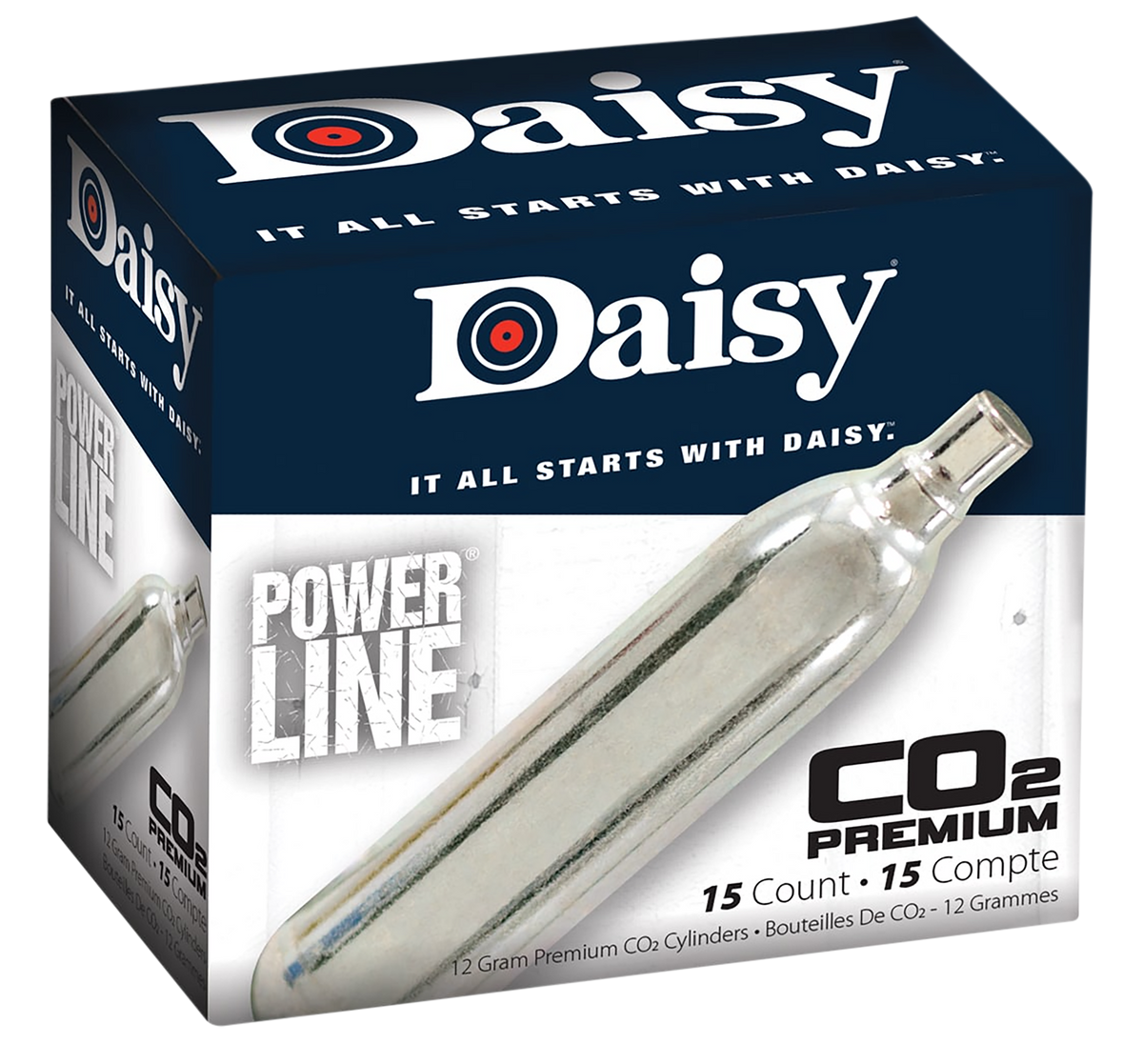 Daisy Powerline CO2 Cylinder 12 gram 15/Pack