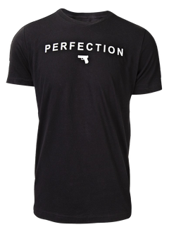 Glock Perfection Pistol T-Shirt Black 2XL Cotton Short Sleeve