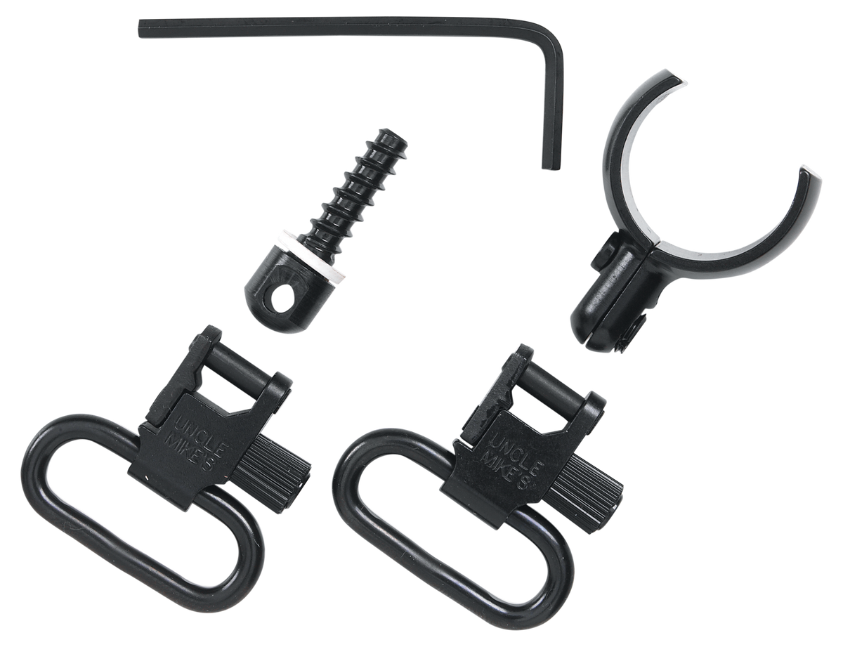 Uncle Mikes 15922 Magnum Band Swivel Set Quick Detach 1" Blued for Winchester 101/201 12 Gauge O/U Shotgun