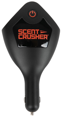 Scent Crusher Ozone Go Super Max 12V Vehicle Odor Eliminator - Black / Orange