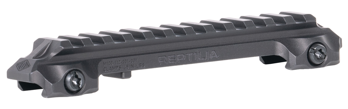 Reptilia RMU Mount .625" 12 Slot Black 7075-T6 Aluminum Mil-Spec 1913 Picatinny Rail Mount