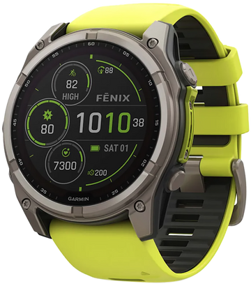 Garmin fenix 8 Solar Sapphire 51mm GPS Multisport Smartwatch - Titanium/Graphite