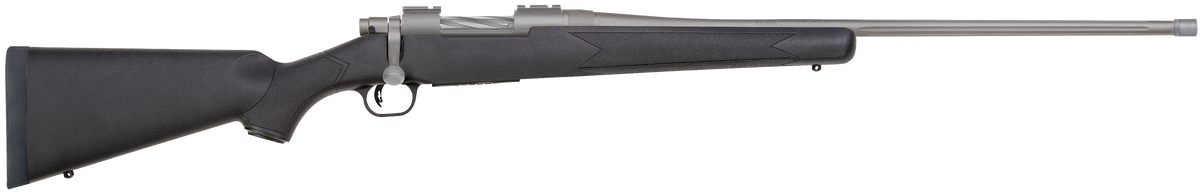 Mossberg Patriot 6.5 PRC 24" 4+1 Bolt-Action Rifle - Stainless Cerakote, Fluted Threaded Barrel, Synthetic Stock