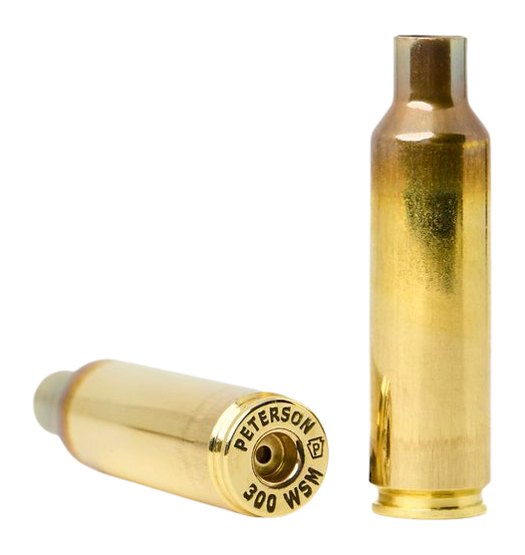 Peterson Cartridge 300 WSM Brass Rifle Casings - 50/Box