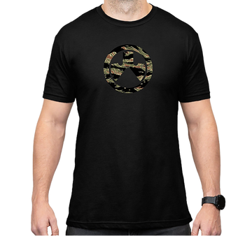 Magpul Industries Tiger Stripe Icon Black Cotton/Polyester Short Sleeve T-Shirt 2XL