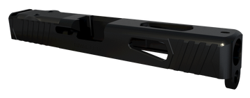Rival Arms Precision Slide A1 9mm Luger Black QPQ 17-4 Stainless Steel Doctor Optic Cut - Glock 17 Gen3