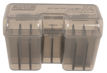 MTM Case-Gard RF-22 Multi-Caliber 22rd Clear Smoke Large Ammo Box