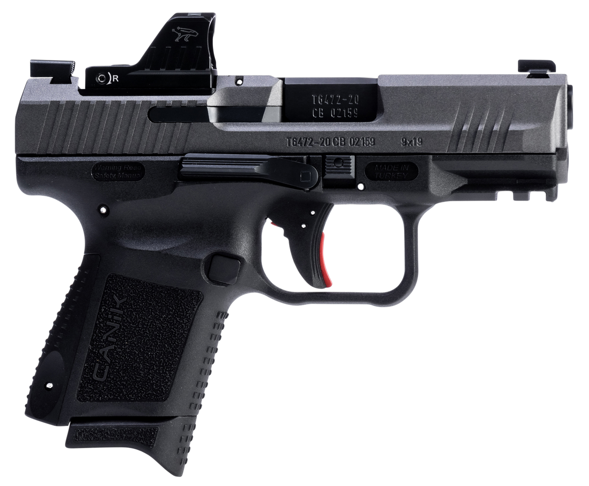Canik TP9 Elite SC 9mm Luger 3.60" 15+1 Semi-Auto Pistol - Black w/Optic