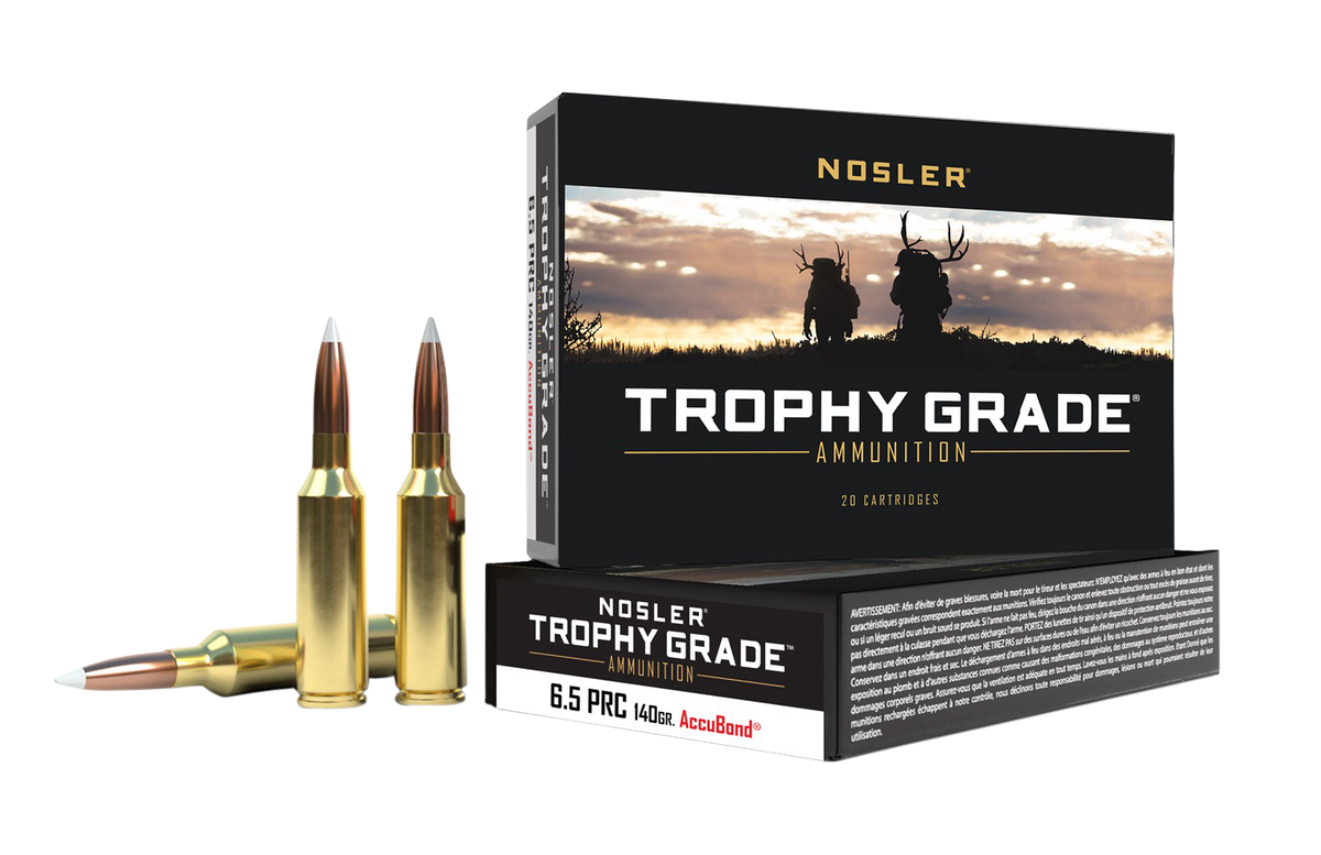 Nosler Trophy Grade 6.5 PRC 140gr AccuBond - Box or Case