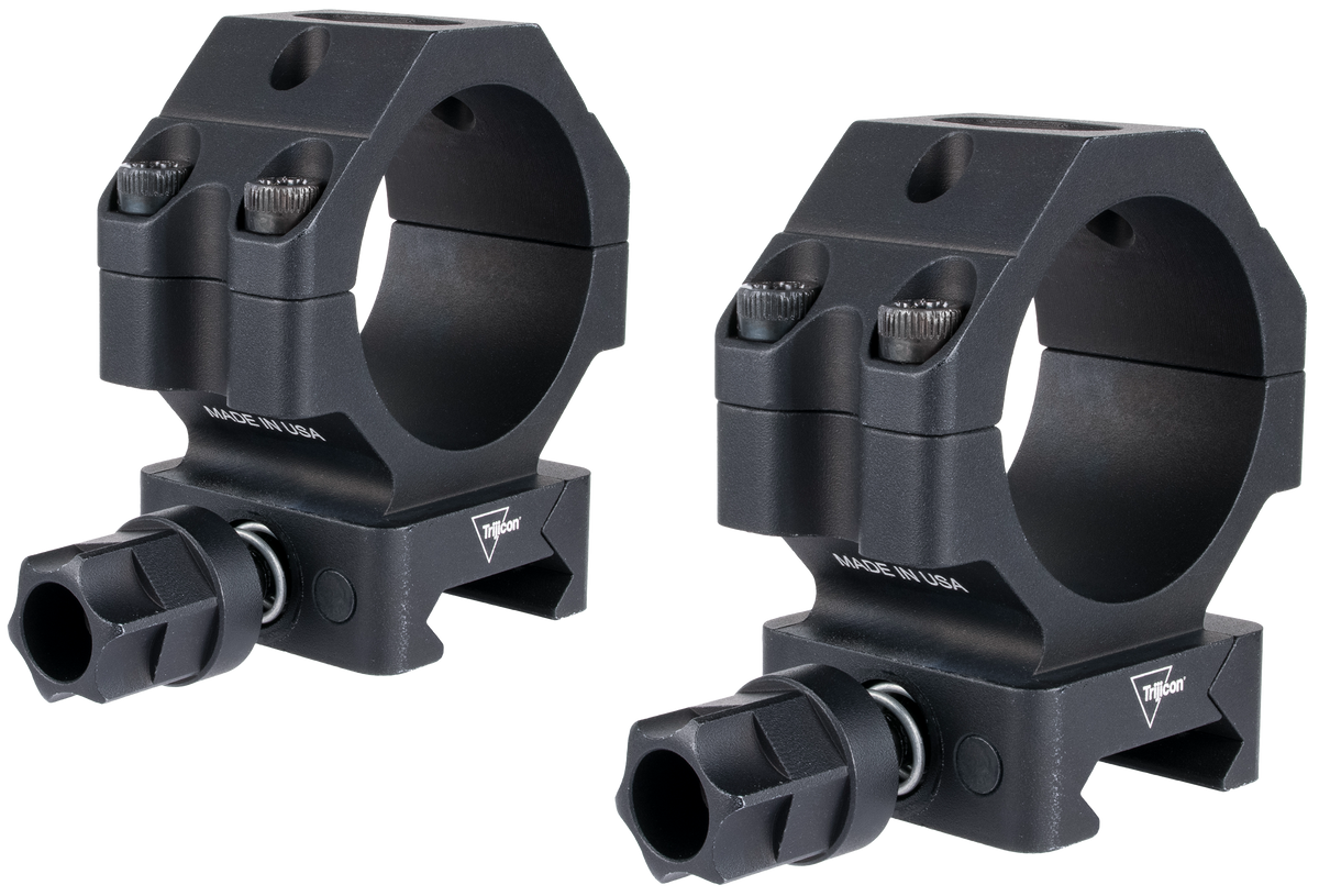Trijicon Scope Rings with Q-LOC Technology 34mm Medium Matte Black - Picatinny