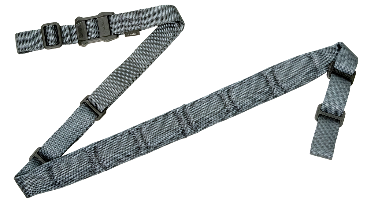 Magpul Industries MS1 Padded Two-Point Sling Gray Nylon 48"-60" Adjustable