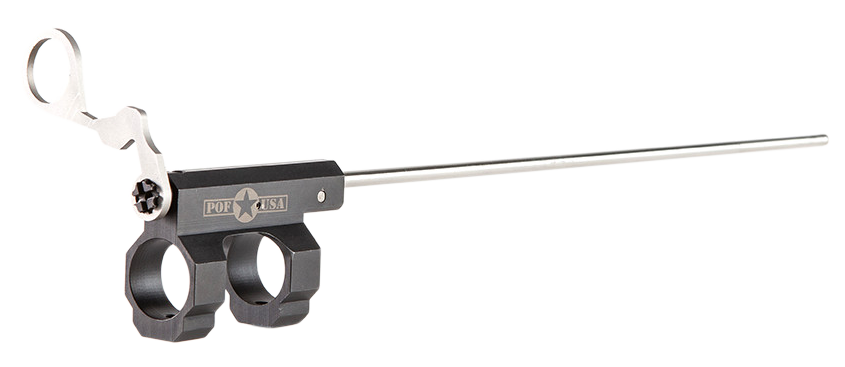 Patriot Ordnance Factory 223 Dictator Adjustable Gas Block .223/5.56 Mid-Length 9-Position AR-15 - Black/Silver