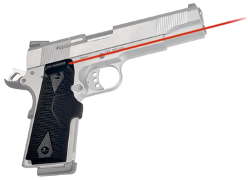 Crimson Trace LG-401 Lasergrips 1911 Full Size Red Laser Black Polymer