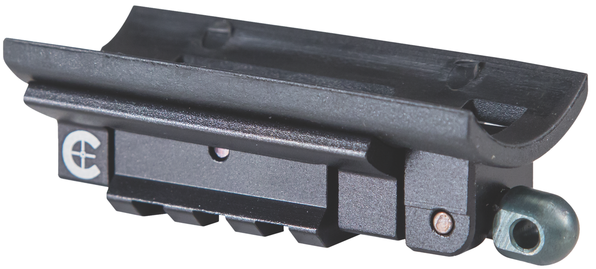 Caldwell 156716 Pic Rail Adapter Plate Matte Black Aluminum - Sling Swivel to Picatinny