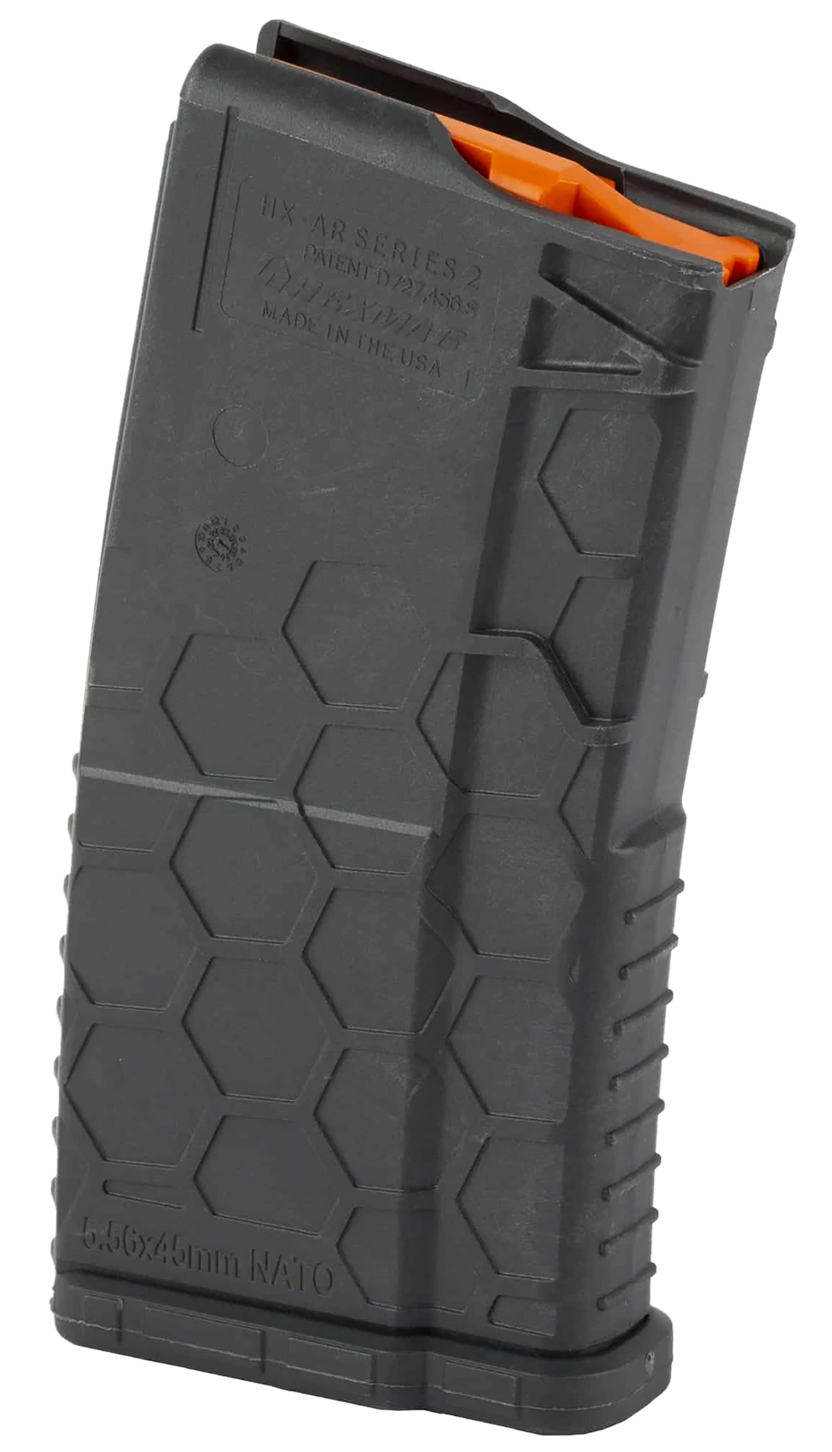 Hexmag Shorty 5.56x45mm NATO 20-Round AR-15 Magazine - Black Polymer