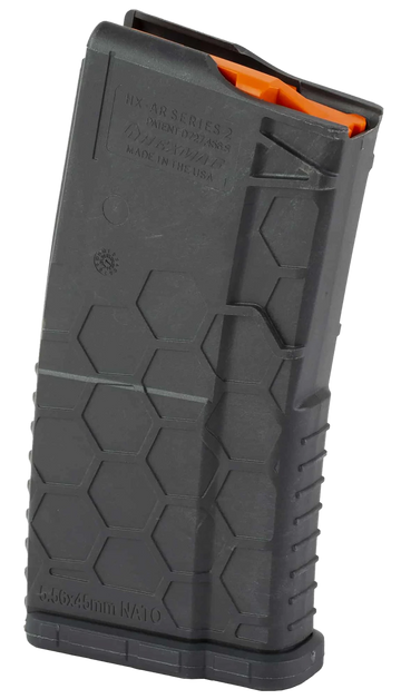 Hexmag Shorty 5.56x45mm NATO 20-Round AR-15 Magazine - Black Polymer
