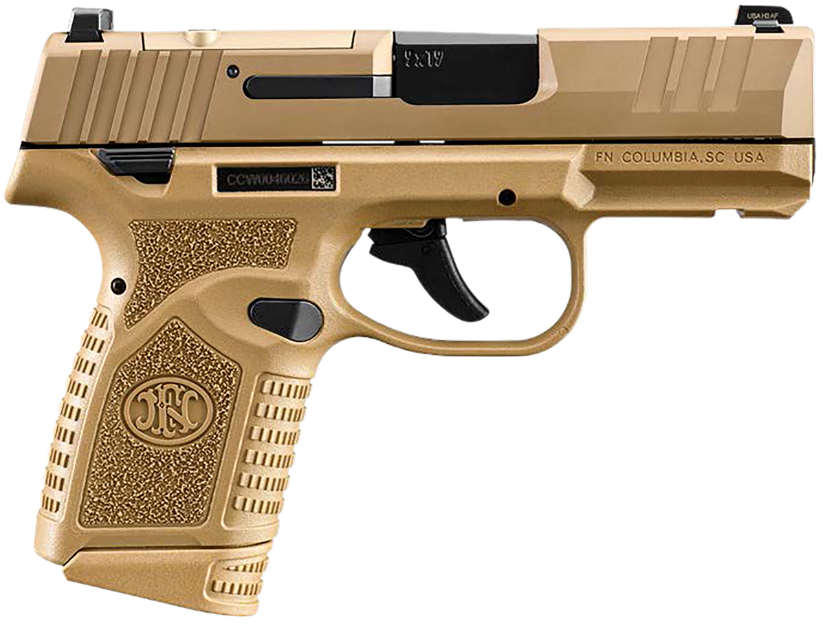 FN Reflex MRD 9mm Luger 3.3" 15+1 Semi-Auto Pistol - FDE