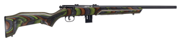 Savage 93R17 Minimalist 17 HMR 18" 10+1 Bolt Action Rifle - OD Green Laminate Stock