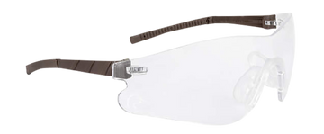 Radians DUY13010C Youth Clear Lens Brown Frame Safety Glasses