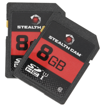 Stealth Cam STC2SD8GB 8GB SD Memory Card - 2 Pack