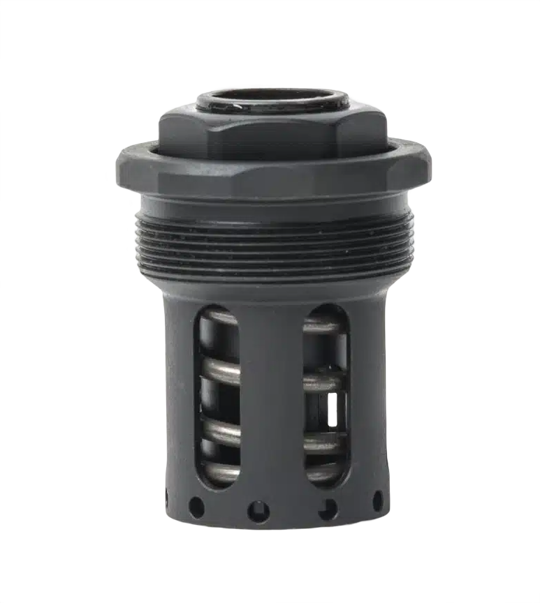 JK Armament HUB Piston Mount 9mm 1/2x28 Aluminum/Stainless Steel Black Nitride