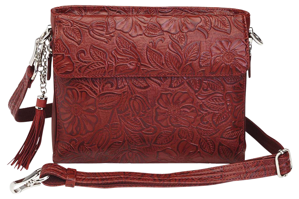 Kingport Industries GTM-22 Concealed Carry Clutch Purse - Cherry Cowhide