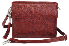 Kingport Industries GTM-22 Concealed Carry Clutch Purse - Cherry Cowhide
