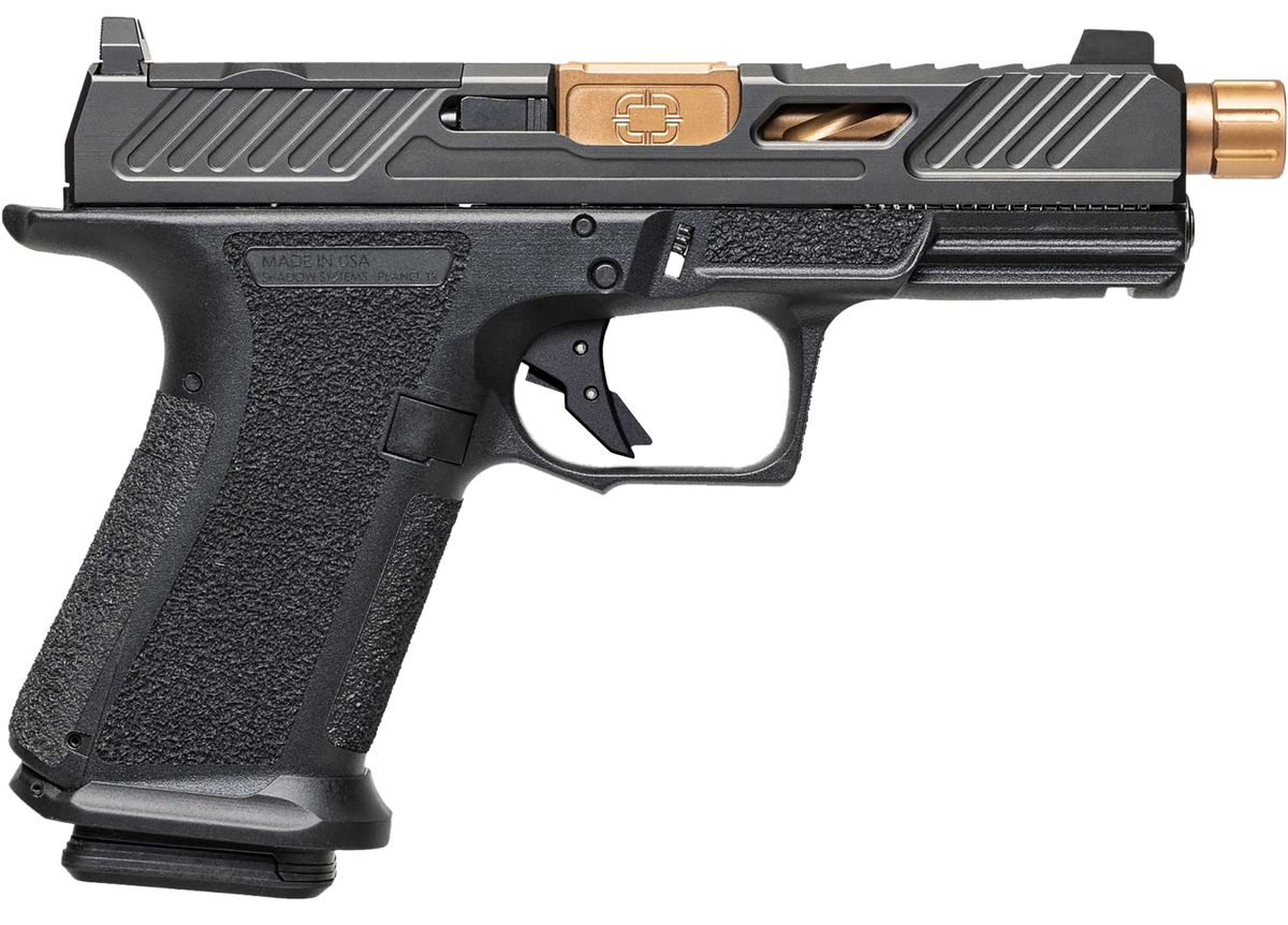 Shadow Systems MR920 Elite 9mm Luger 4" 10+1 Semi-Auto Pistol - Black/Bronze - MA Compliant