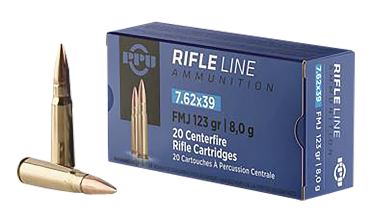 TR&Z Metric Rifle 7.62x39mm 123gr Round Nose Soft Point 20rd Box - Box or Case