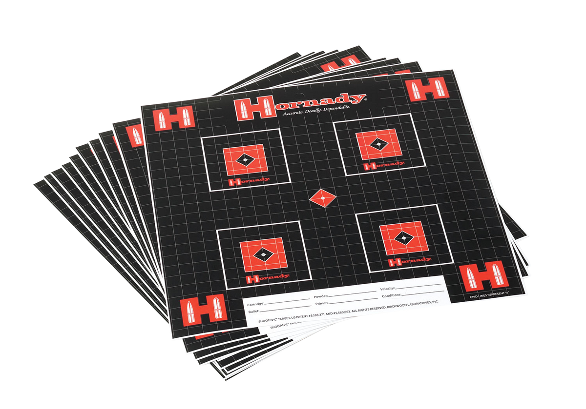 Hornady Lock-N-Load Grid Paper Hanging Target 10 Pack