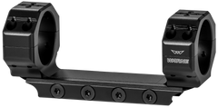 Warne 7824M Skyline Precision Mount 34mm 0 MOA Scope Mount/Ring Combo - Black Anodized