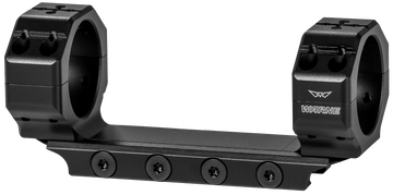 Warne 7824M Skyline Precision Mount 34mm 0 MOA Scope Mount/Ring Combo - Black Anodized