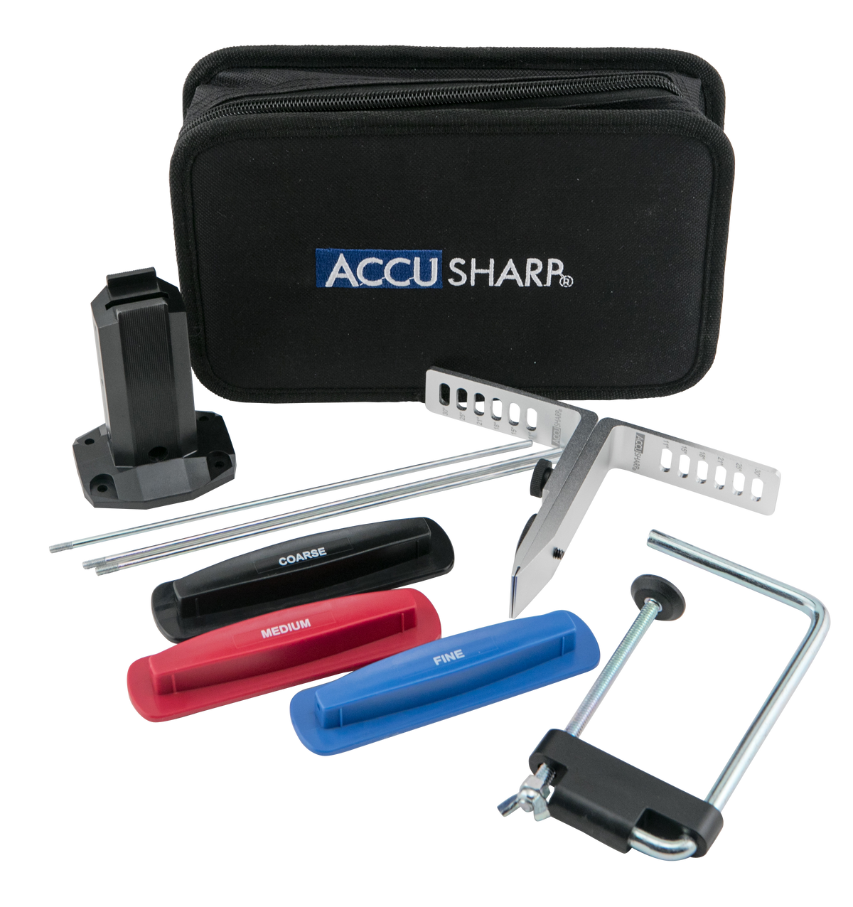 AccuSharp 060C 3-Stone Precision Knife Sharpening Set Coarse/Medium/Fine