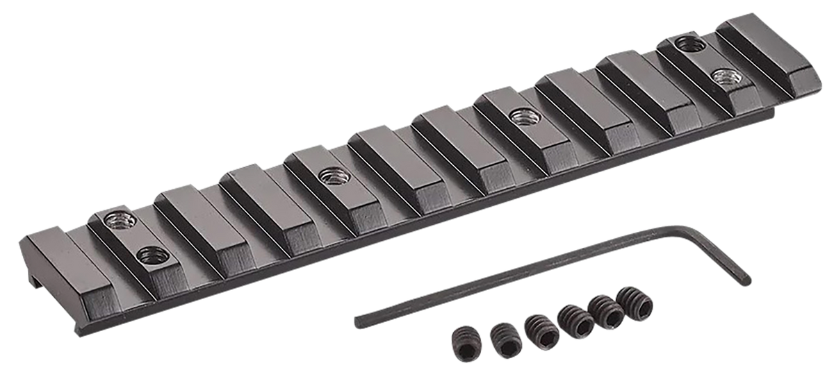 Henry HLPA001 Picatinny Adapter Gloss Black 0 MOA 3/8" Dovetail to Picatinny