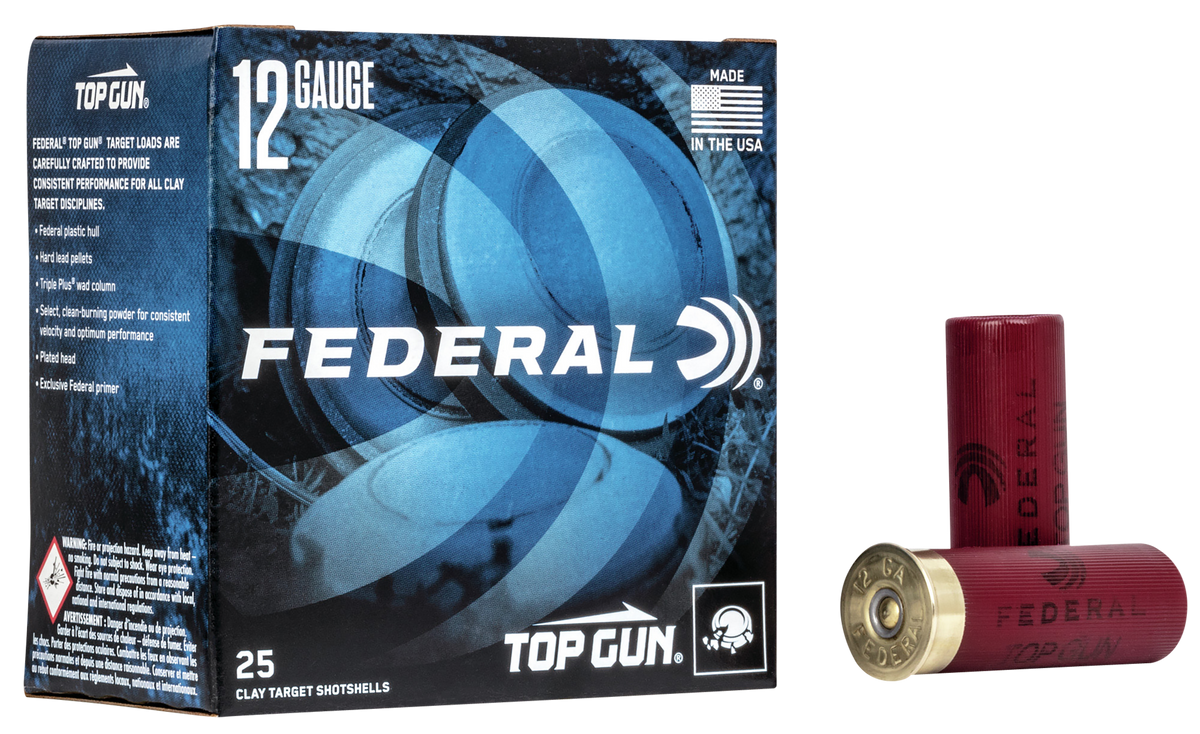 Federal Top Gun 12 Gauge 2.75" 1 1/8 oz 7.5 Shot - Box or Case