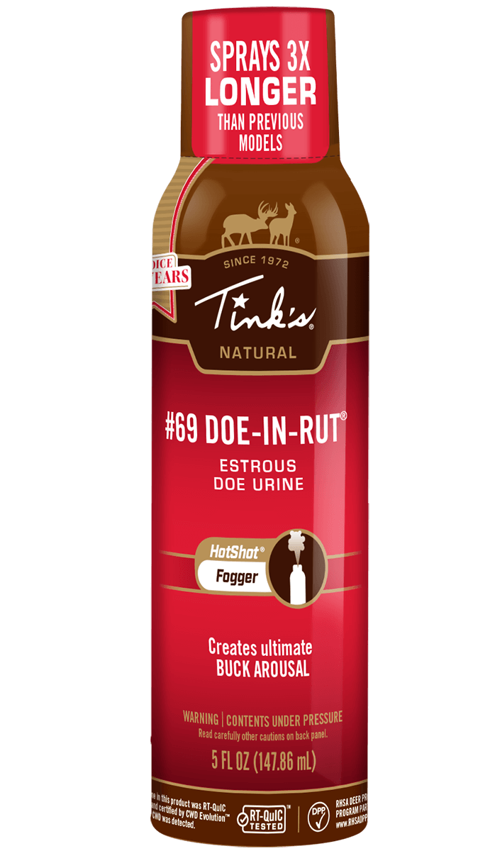Tinks #69 Doe-In-Rut Doe In Estrus Deer Attractant 5 oz Aerosol Fogger