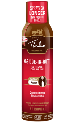 Tinks #69 Doe-In-Rut Doe In Estrus Deer Attractant 5 oz Aerosol Fogger
