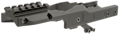 Midwest Industries AK Alpha Series Optic Mount - Black Hardcoat Anodized Aluminum/Steel - Aimpoint T2 Pattern