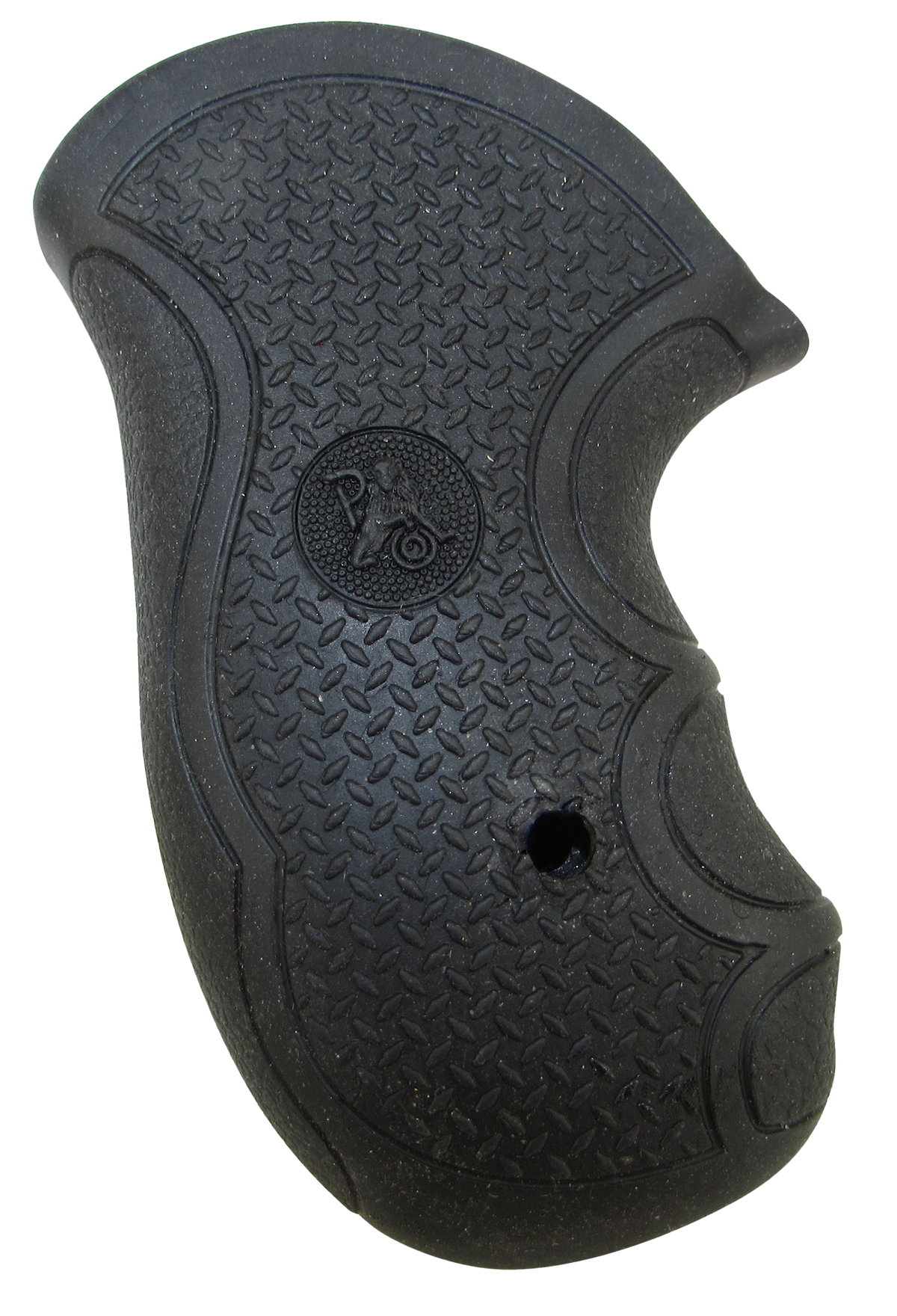 Pachmayr Diamond Pro Grip Black Rubber w/ Finger Grooves for Ruger SP101