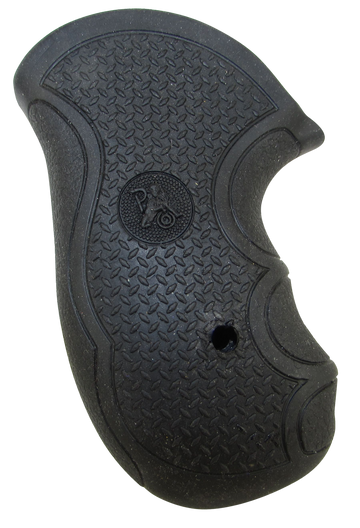 Pachmayr Diamond Pro Grip Black Rubber w/ Finger Grooves for Ruger SP101