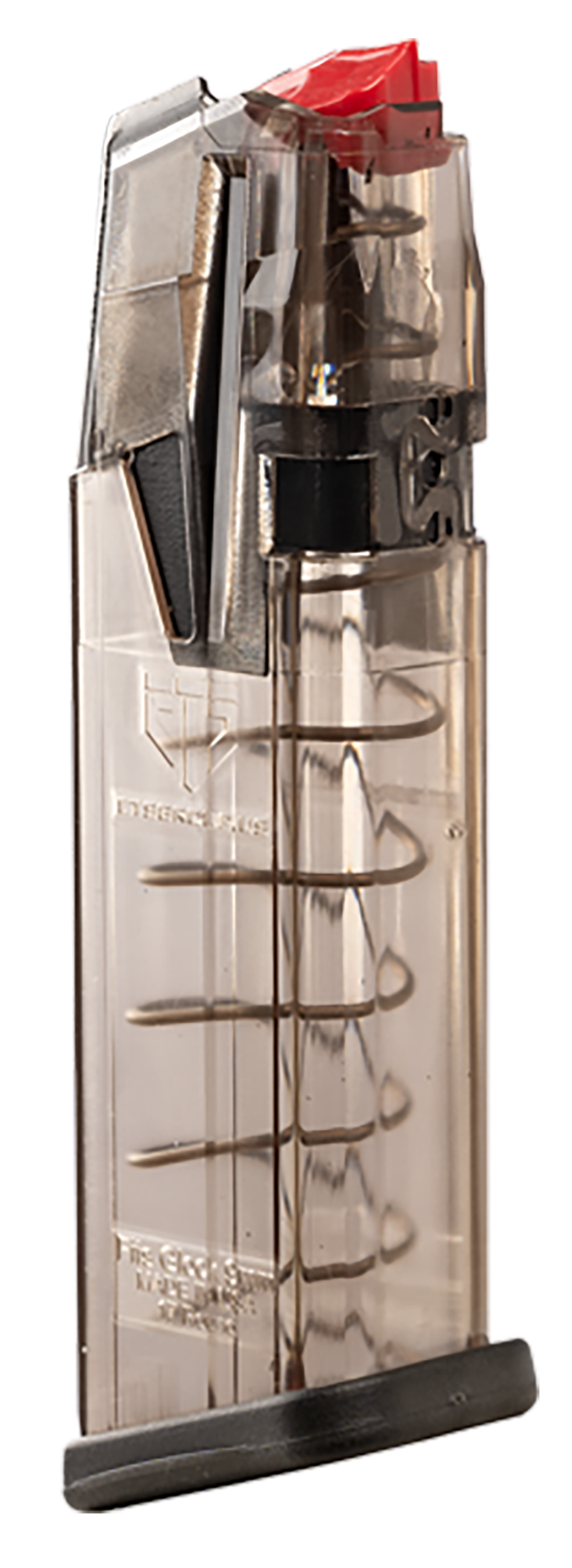 ETS Group Omega 17rd Flush 9mm Luger Clear Polymer Pistol Magazine for Glock 17/19